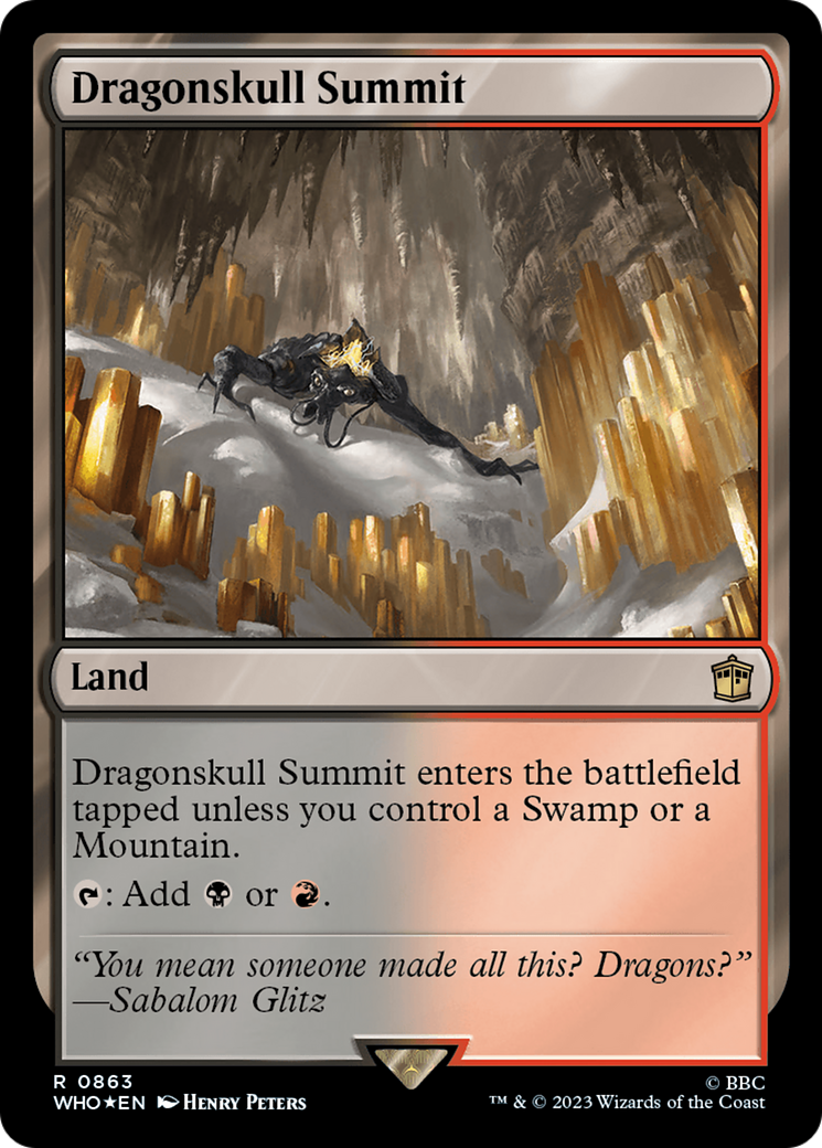 Dragonskull Summit (Surge Foil) [Doctor Who] | Magic Magpie