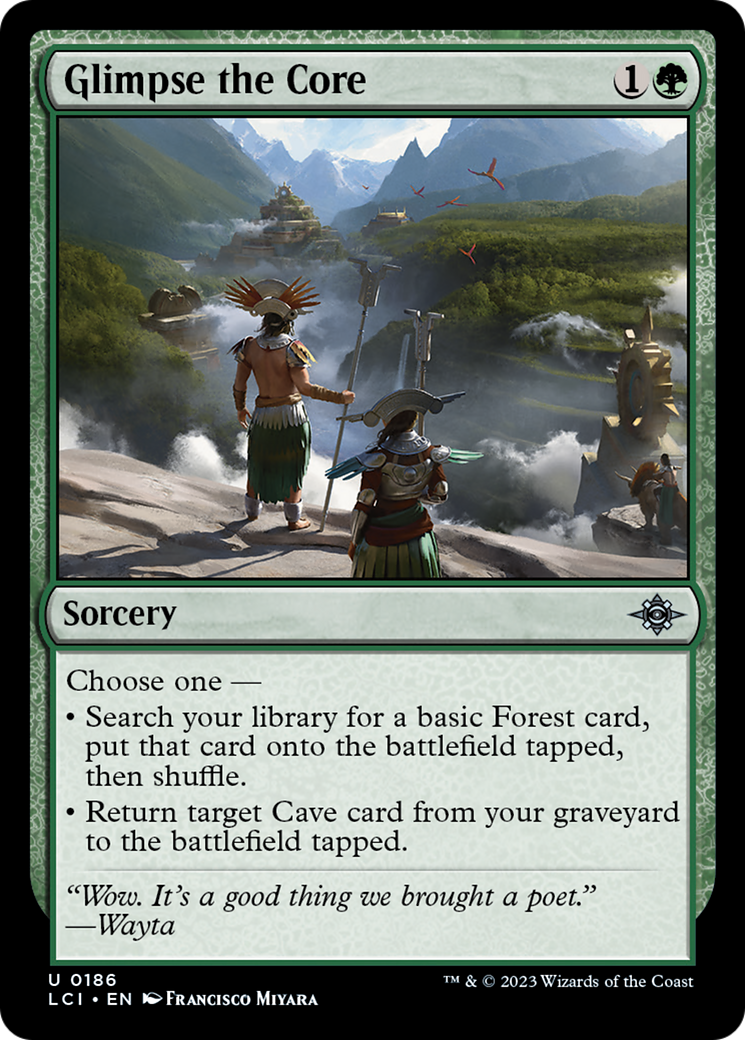 Glimpse the Core [The Lost Caverns of Ixalan] | Magic Magpie