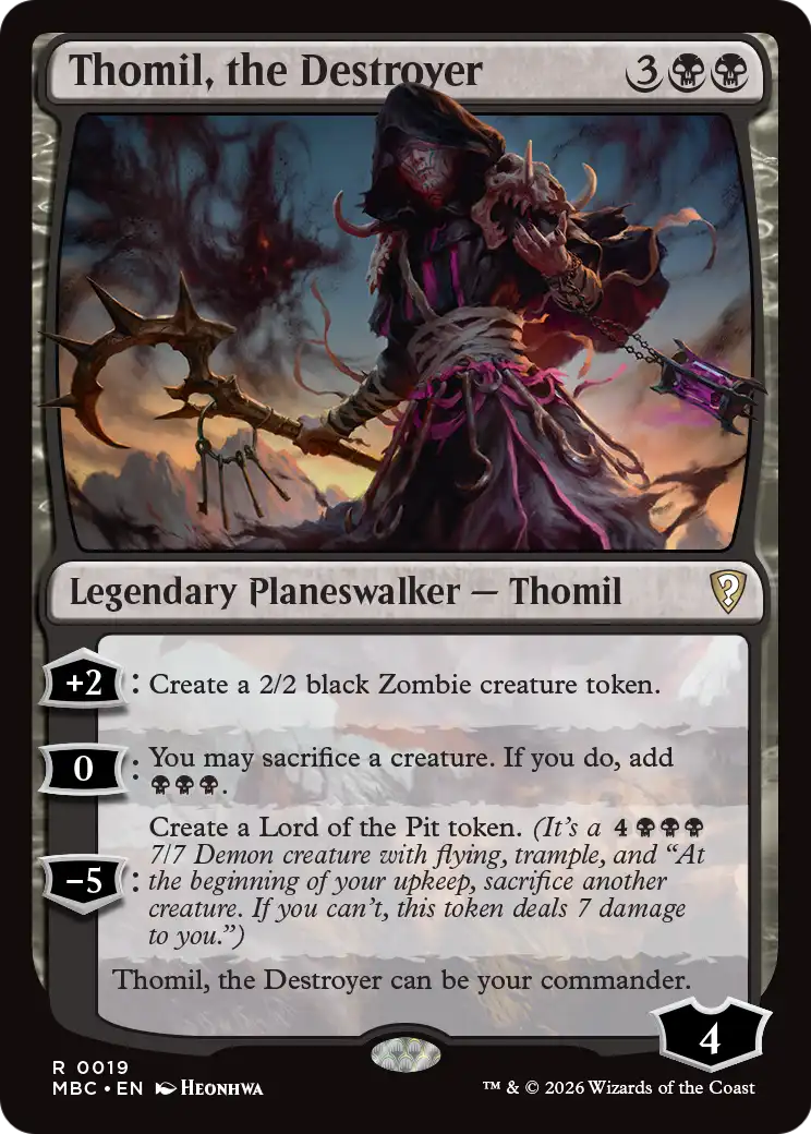 Thomil, the Destroyer [Mystery Booster: Commander Edition] | Magic Magpie
