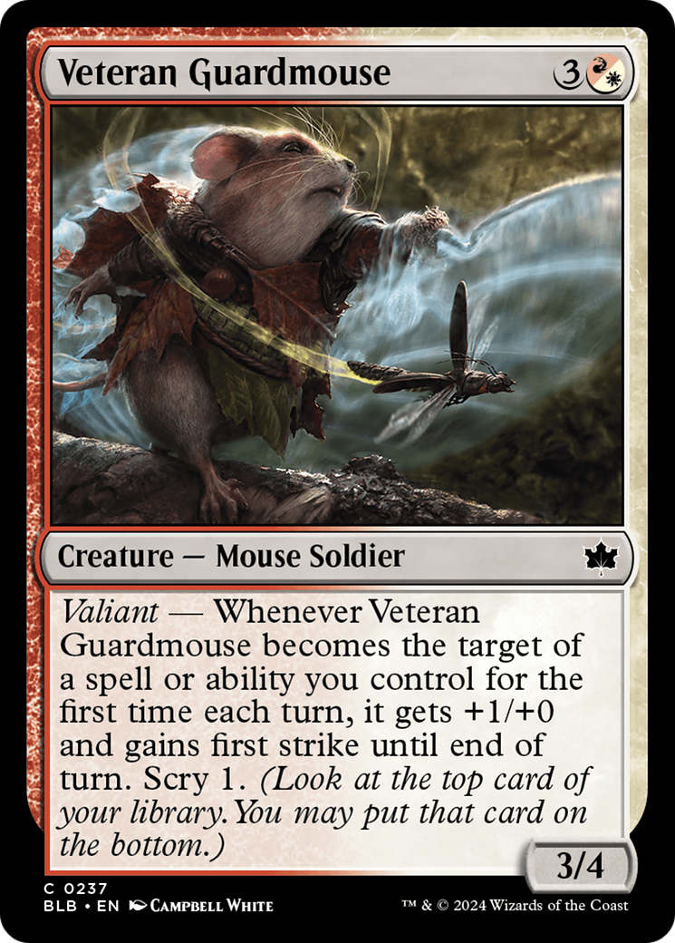 Veteran Guardmouse [Bloomburrow] | Magic Magpie