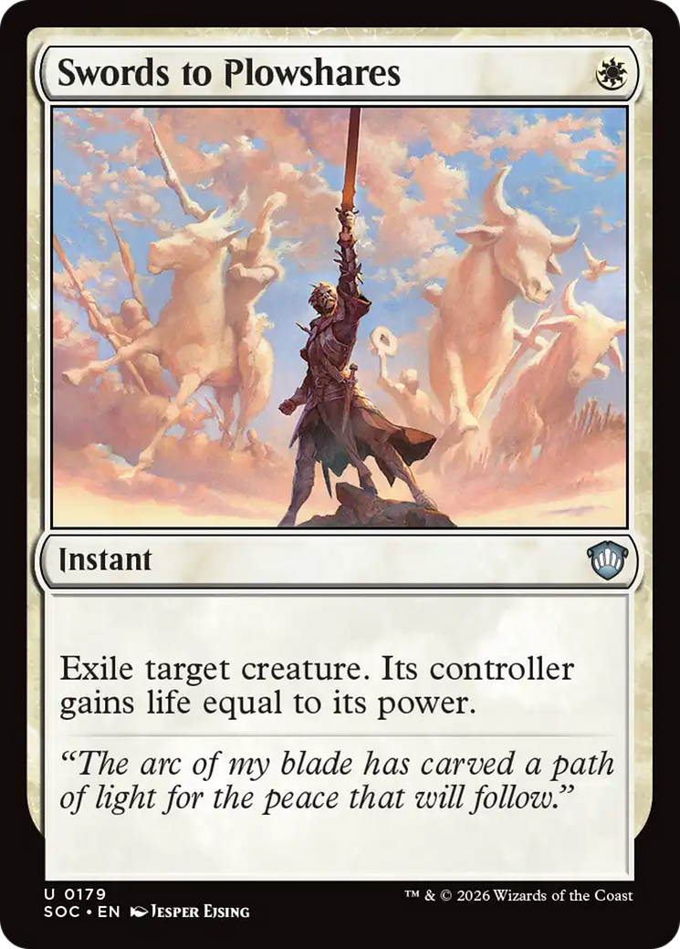 Swords to Plowshares [Secrets of Strixhaven Commander] | Magic Magpie