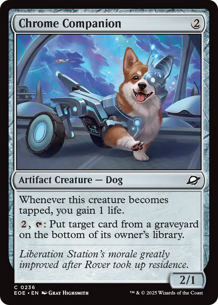 Chrome Companion [Edge of Eternities] | Magic Magpie