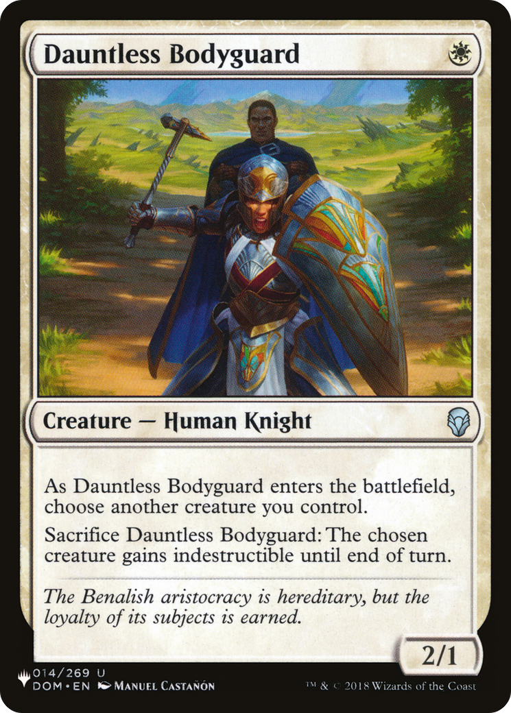 Dauntless Bodyguard [The List Reprints] | Magic Magpie