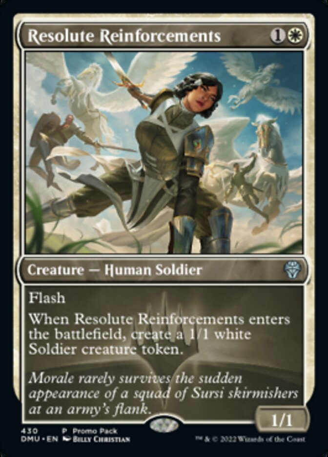 Resolute Reinforcements (Promo Pack) [Dominaria United Promos] | Magic Magpie