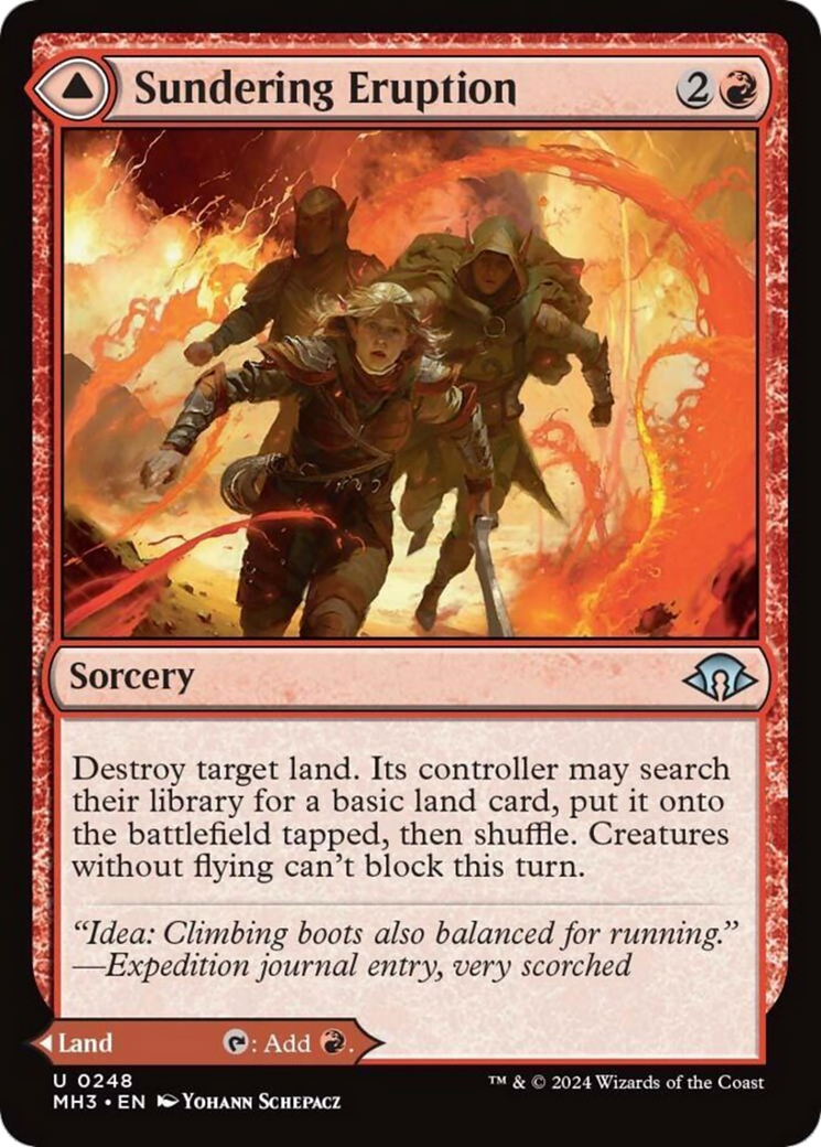 Sundering Eruption // Volcanic Fissure [Modern Horizons 3] | Magic Magpie