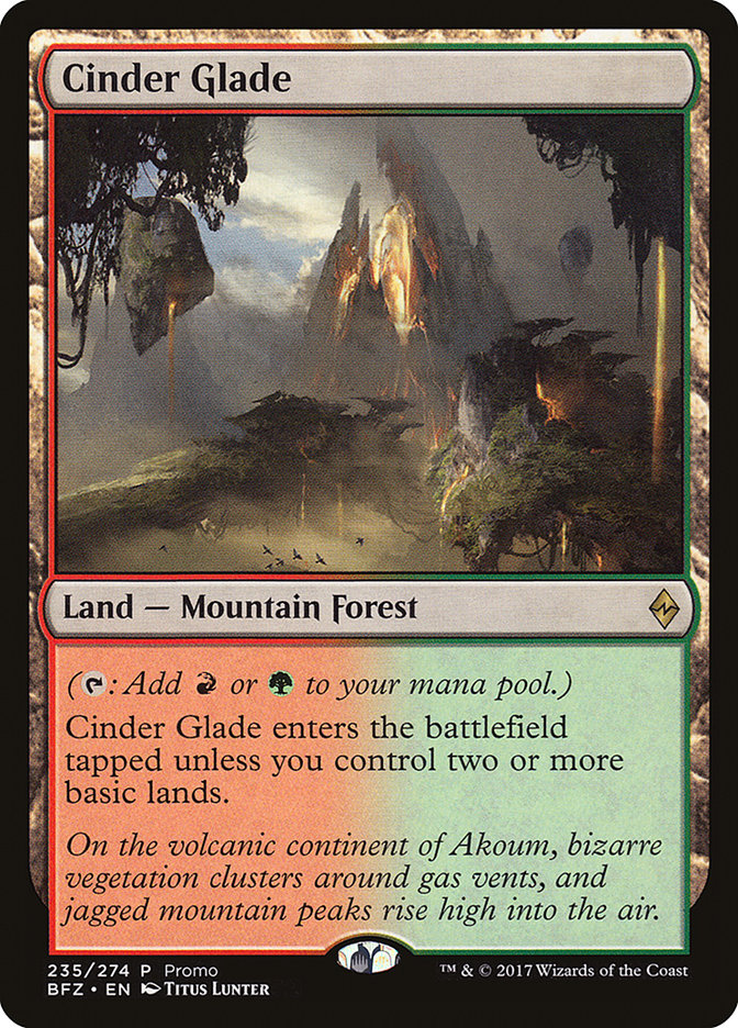 Cinder Glade (Promo) [Standard Showdown Promos] | Magic Magpie