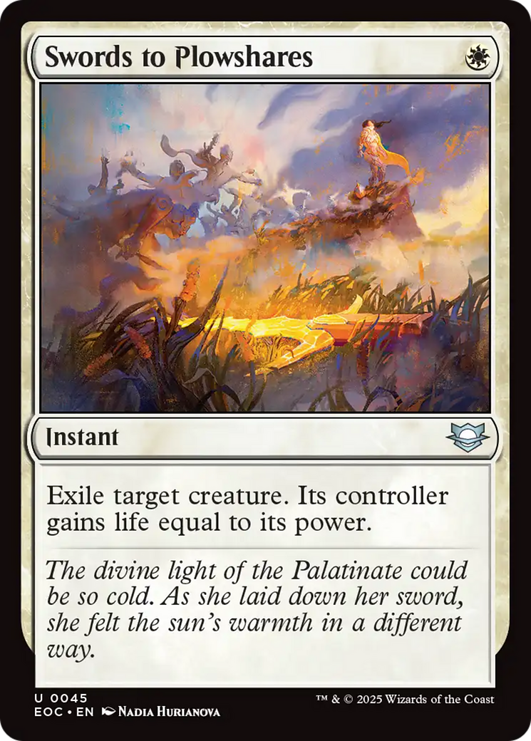 Swords to Plowshares [Edge of Eternities Commander] | Magic Magpie