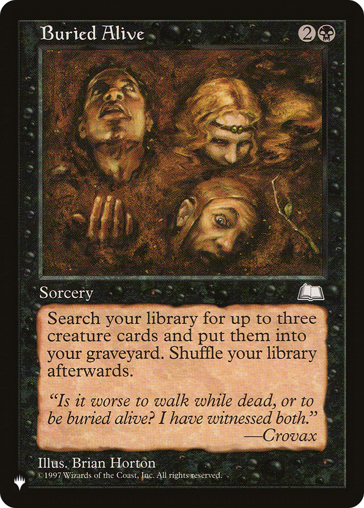 Buried Alive [The List Reprints] | Magic Magpie