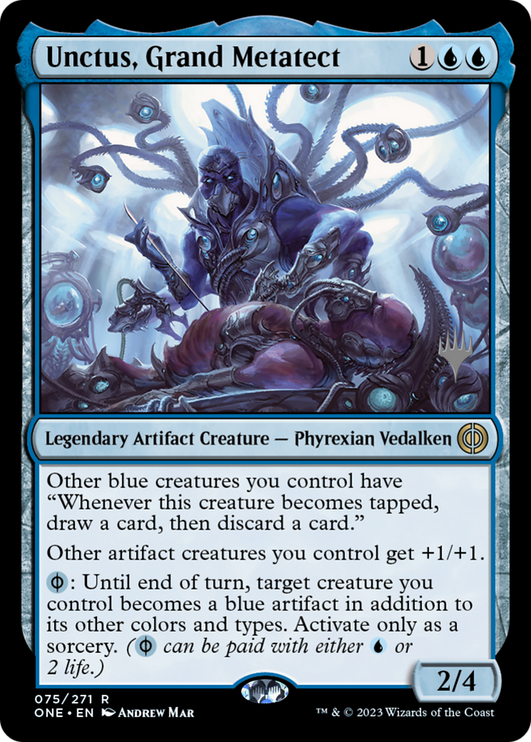 Unctus, Grand Metatect (Promo Pack) [Phyrexia: All Will Be One Promos] | Magic Magpie