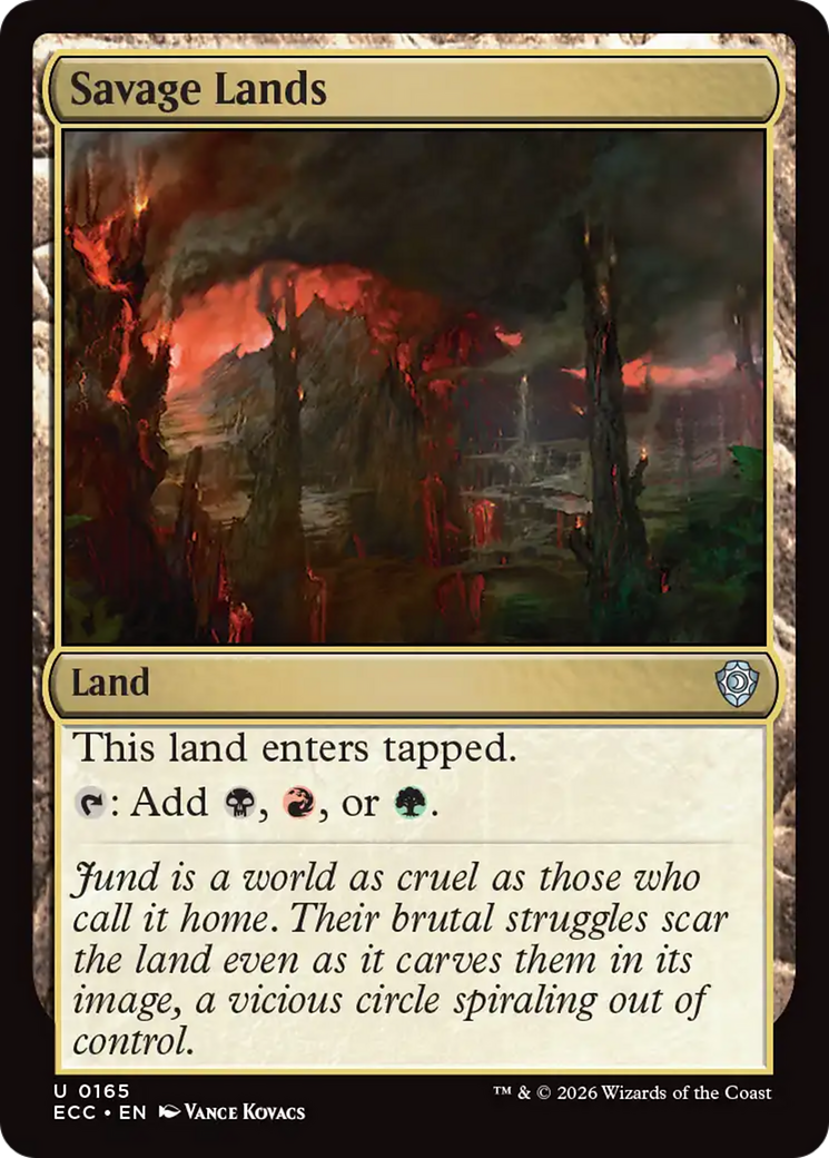 Savage Lands [Lorwyn Eclipsed Commander] | Magic Magpie