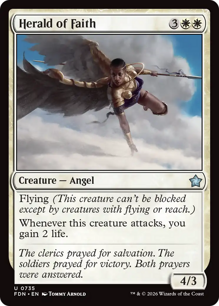 Herald of Faith (0735) [Foundations] | Magic Magpie