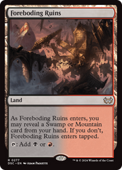 Foreboding Ruins [Duskmourn: House of Horror Commander] | Magic Magpie