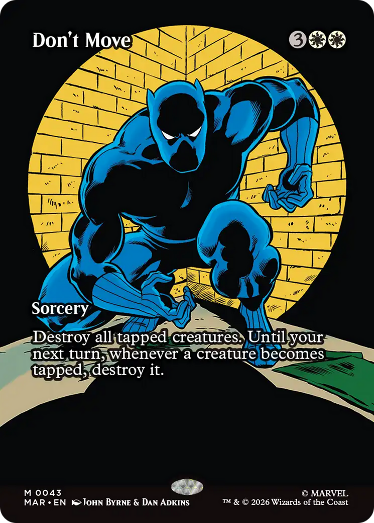 Don't Move (Borderless) [Marvel Universe: Eternal-Legal] | Magic Magpie