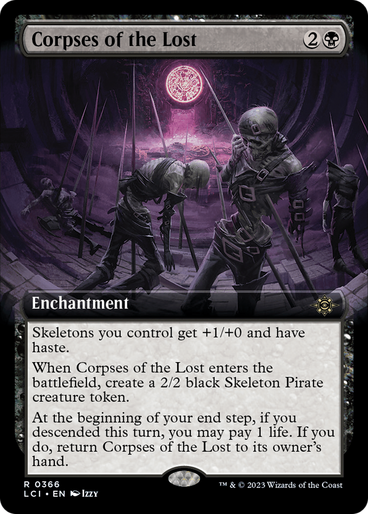 Corpses of the Lost (Extended Art) [The Lost Caverns of Ixalan] | Magic Magpie