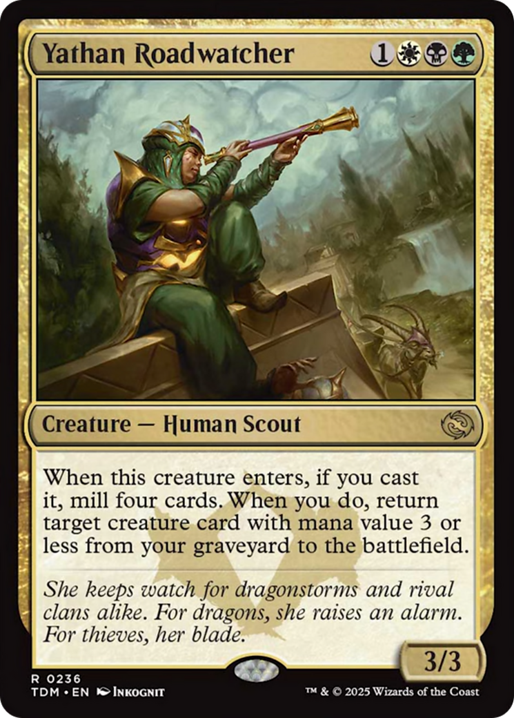 Yathan Roadwatcher [Tarkir: Dragonstorm] | Magic Magpie
