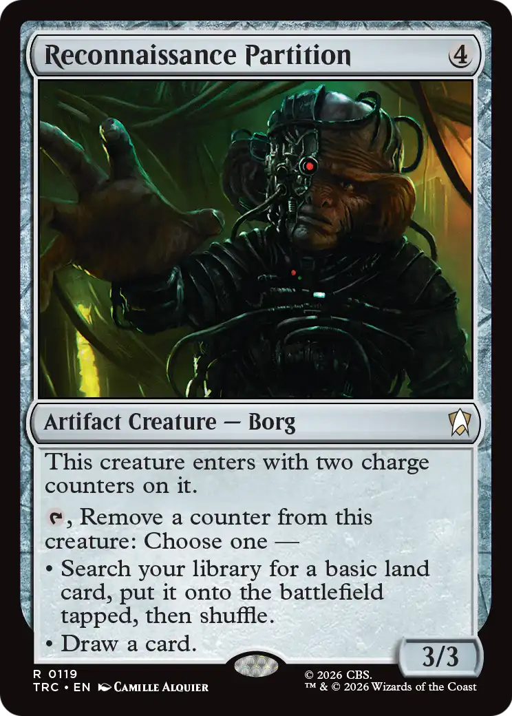 Reconnaissance Partition (Surge Foil) [Star Trek Commander] | Magic Magpie