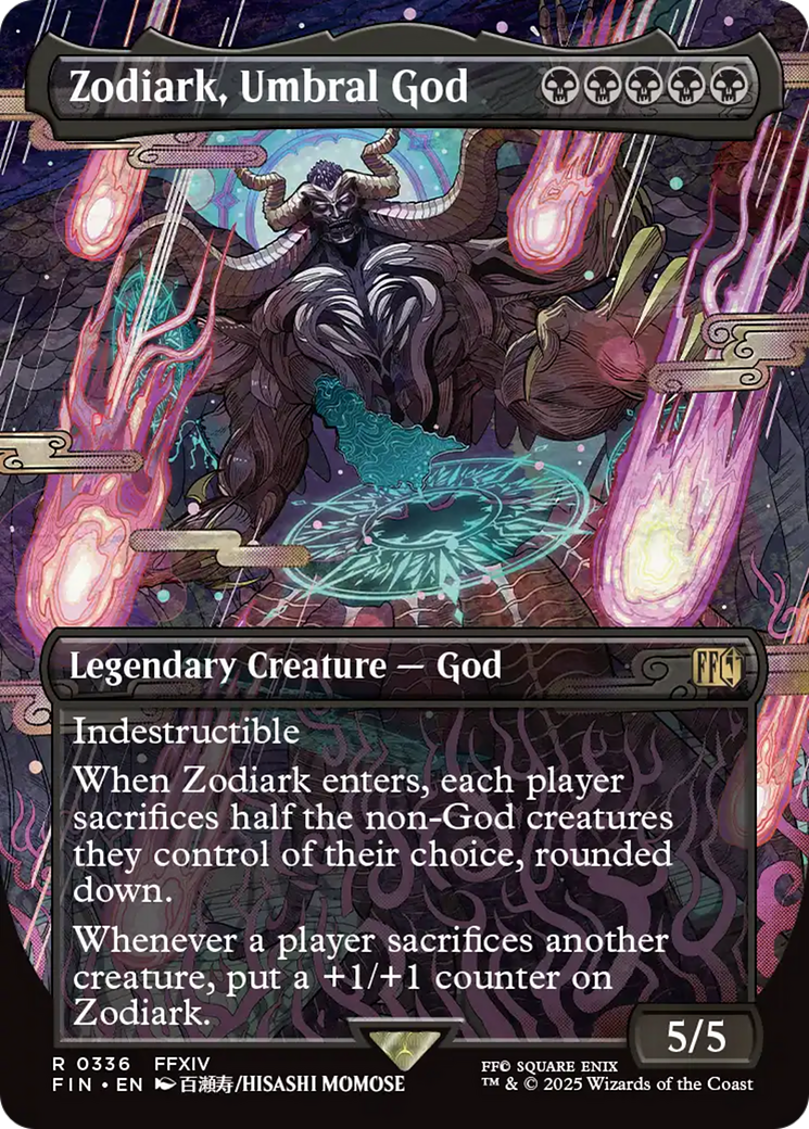Zodiark, Umbral God (Borderless) [FINAL FANTASY] | Magic Magpie