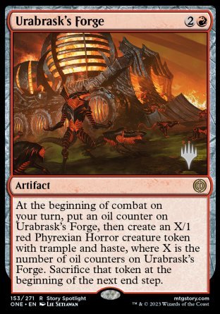Urabrask's Forge (Promo Pack) [Phyrexia: All Will Be One Promos] | Magic Magpie
