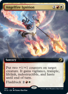 Angelfire Ignition (Extended Art) [Innistrad: Midnight Hunt] | Magic Magpie