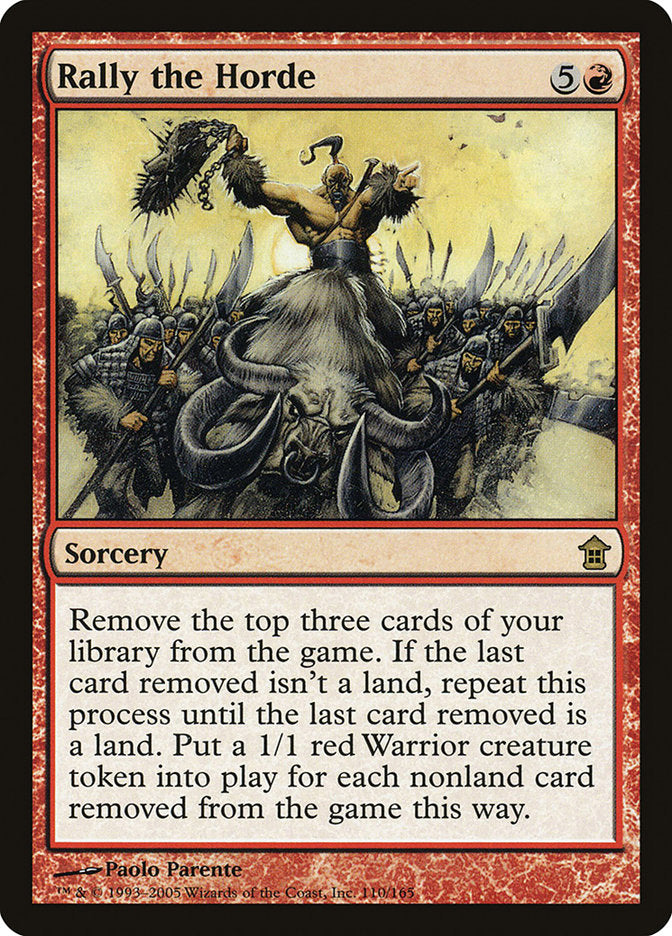 Rally the Horde [Saviors of Kamigawa] | Magic Magpie