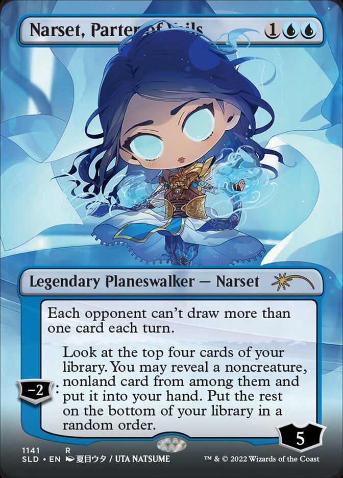 Narset, Parter of Veils (Borderless) [Secret Lair Drop Series] | Magic Magpie