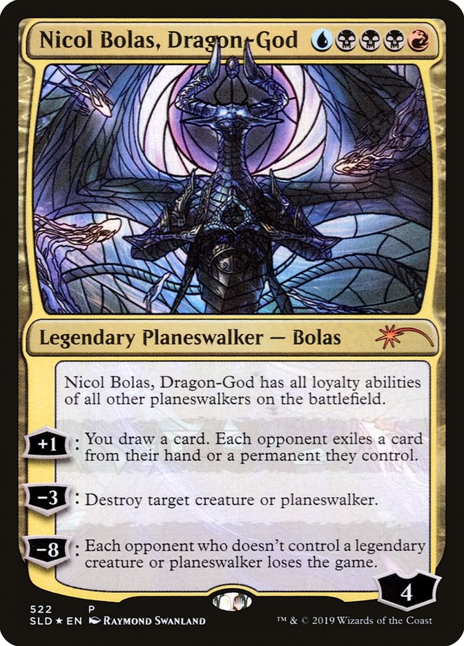 Nicol Bolas, Dragon-God (Stained Glass) [Secret Lair Drop Promos] | Magic Magpie