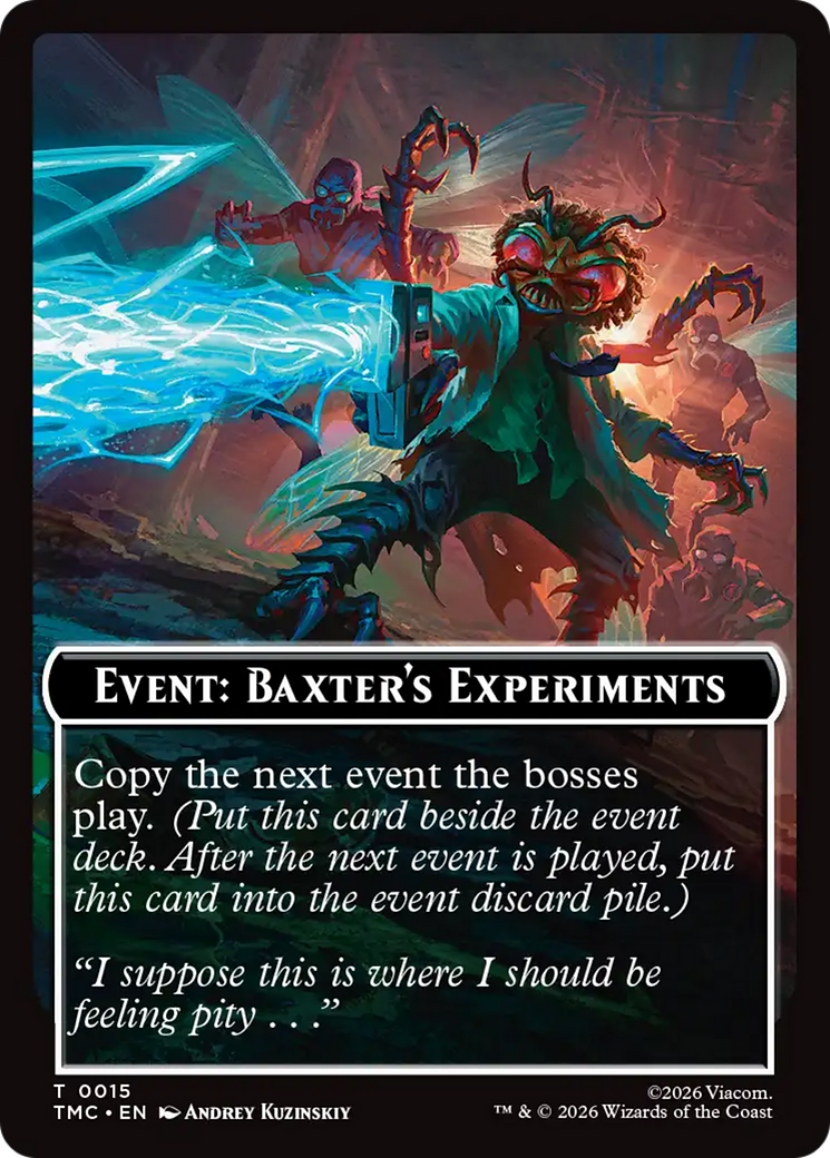 Event: Baxter's Experiments [Teenage Mutant Ninja Turtles Commander Tokens] | Magic Magpie