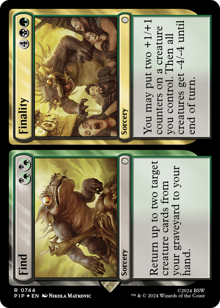 Find // Finality (Surge Foil) [Fallout] | Magic Magpie