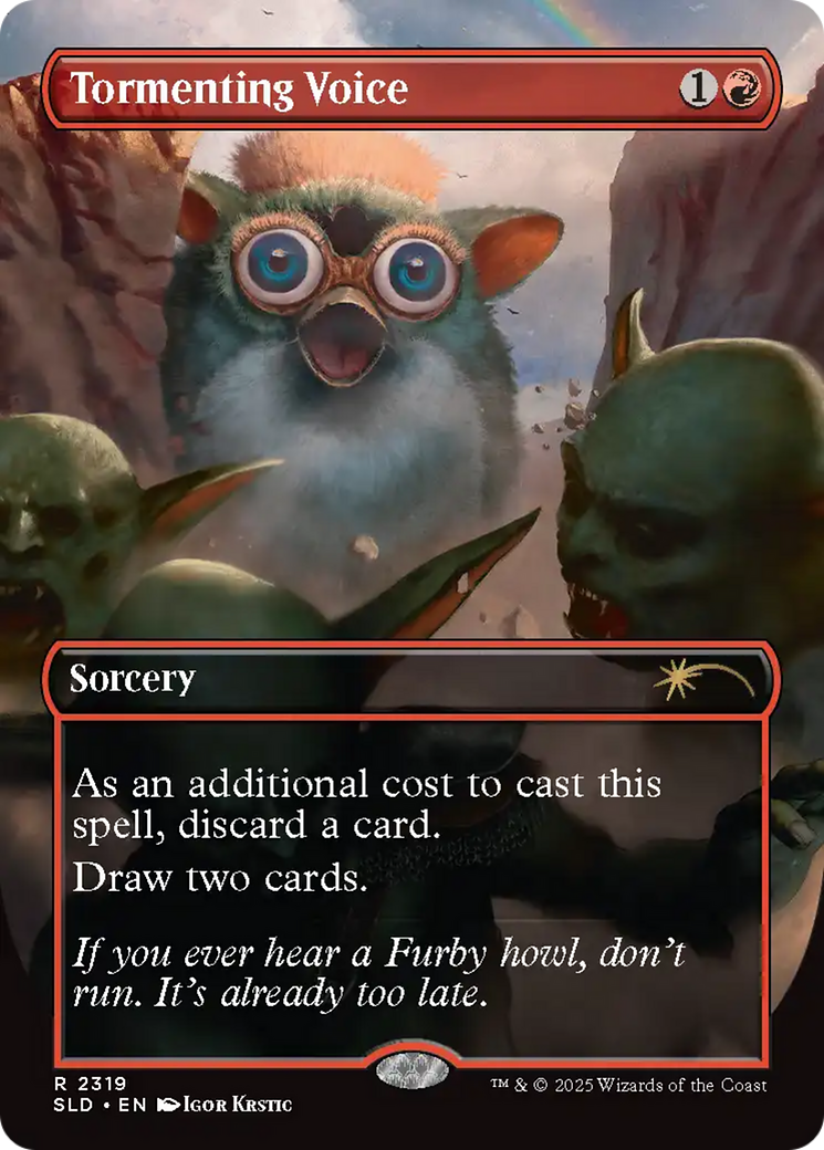 Tormenting Voice (Rainbow Foil) [Secret Lair Drop Series] | Magic Magpie