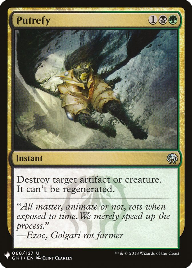 Putrefy [Mystery Booster] | Magic Magpie
