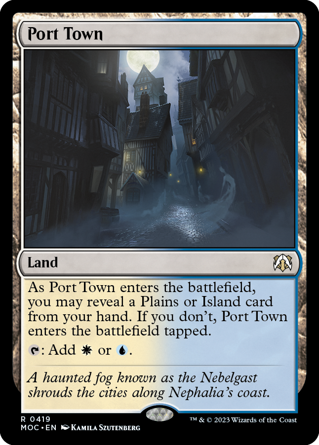 Port Town [March of the Machine Commander] | Magic Magpie