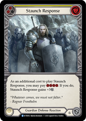 Staunch Response (Yellow) [U-WTR052] (Welcome to Rathe Unlimited)  Unlimited Normal | Magic Magpie