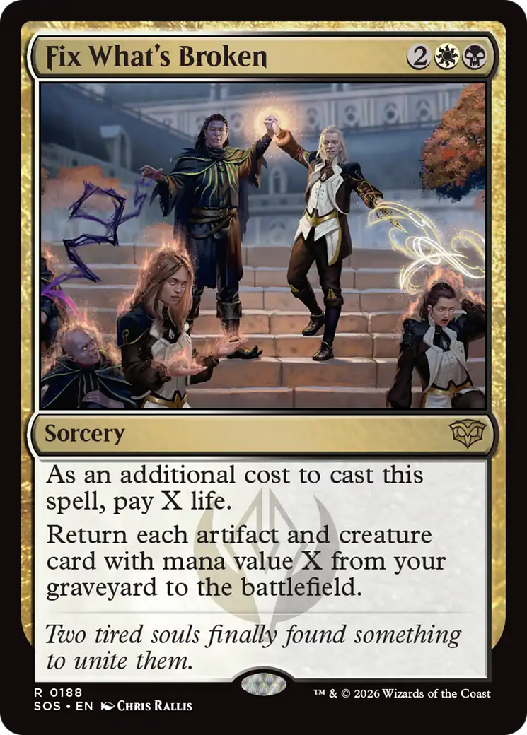 Fix What's Broken [Secrets of Strixhaven] | Magic Magpie