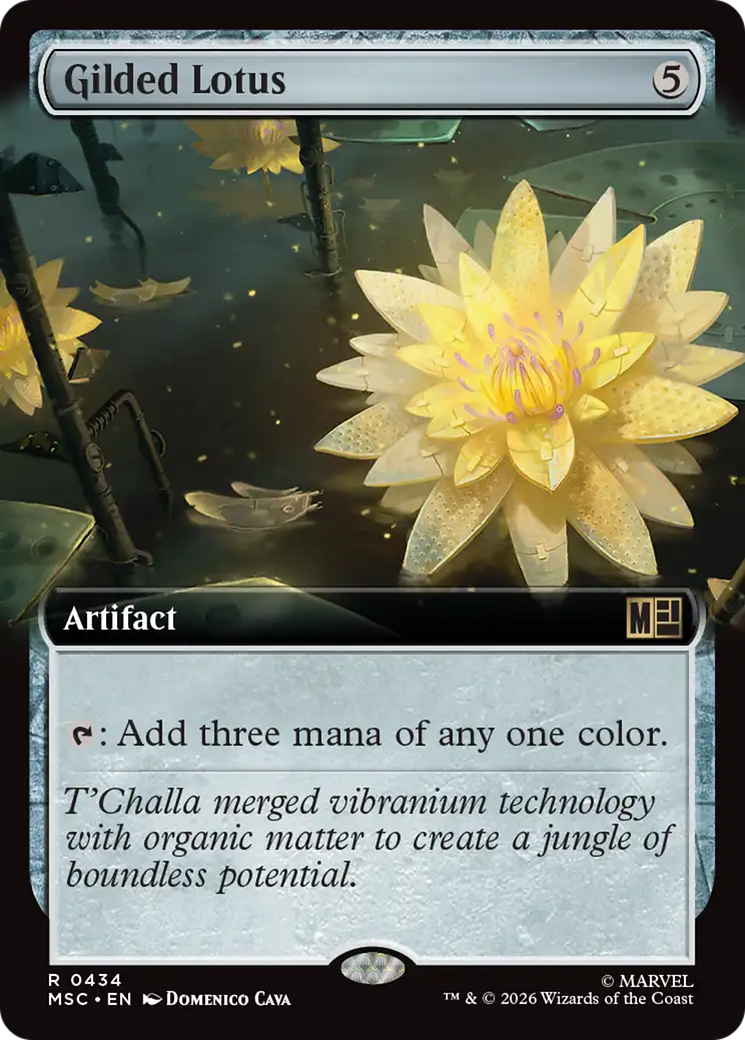 Gilded Lotus (Extended Art) [Marvel Super Heroes Commander] | Magic Magpie
