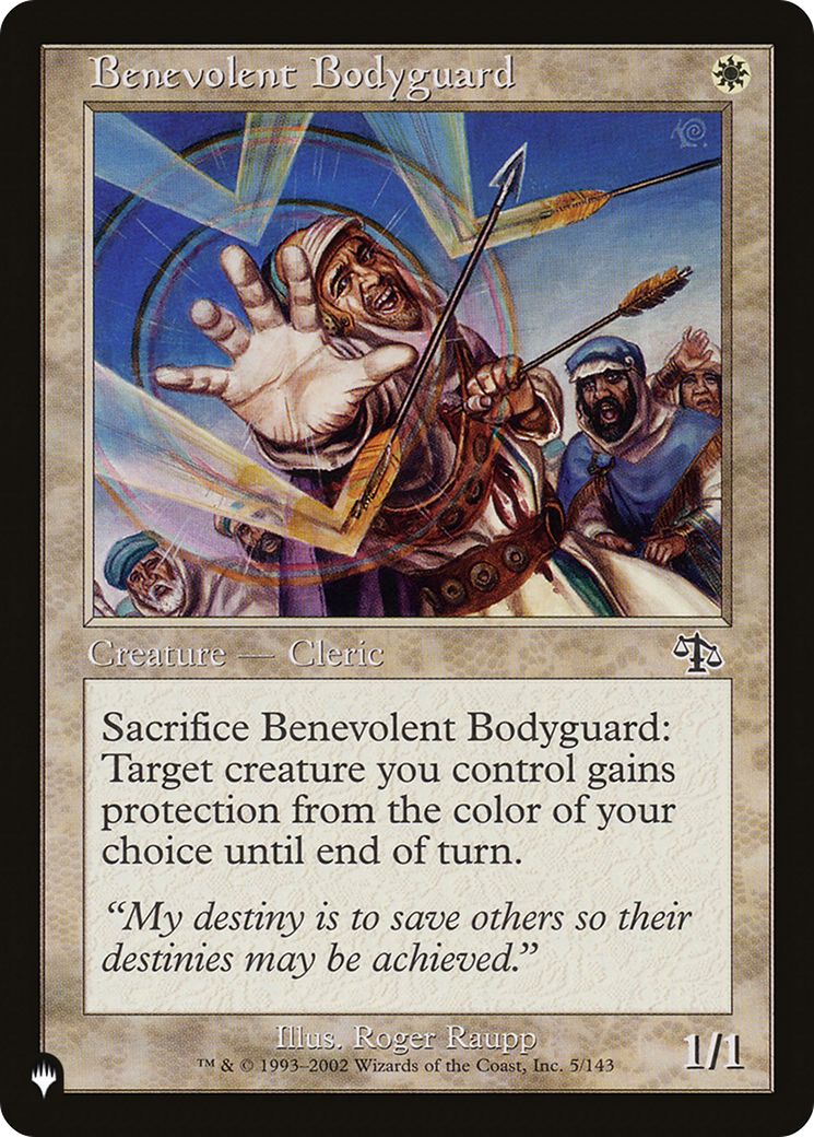 Benevolent Bodyguard [The List Reprints] | Magic Magpie