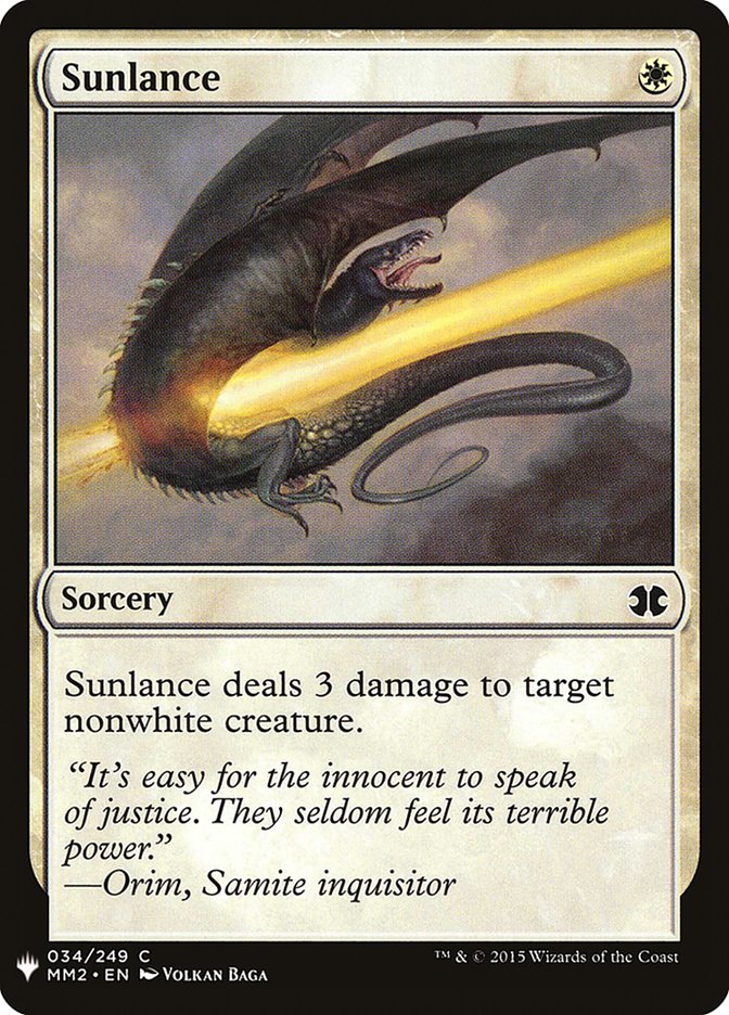 Sunlance [Mystery Booster] | Magic Magpie