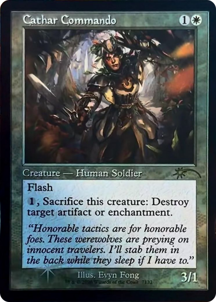 Cathar Commando (Retro Frame) [Secret Lair Drop Series] | Magic Magpie