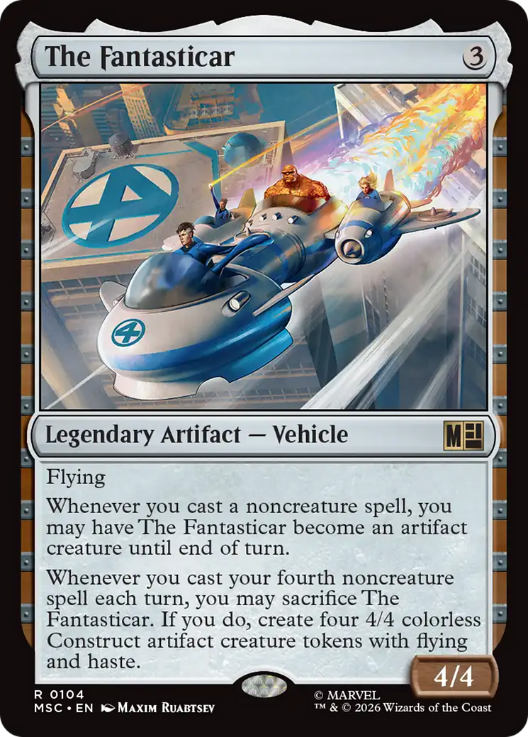 The Fantasticar (Surge Foil) [Marvel Super Heroes Commander] | Magic Magpie