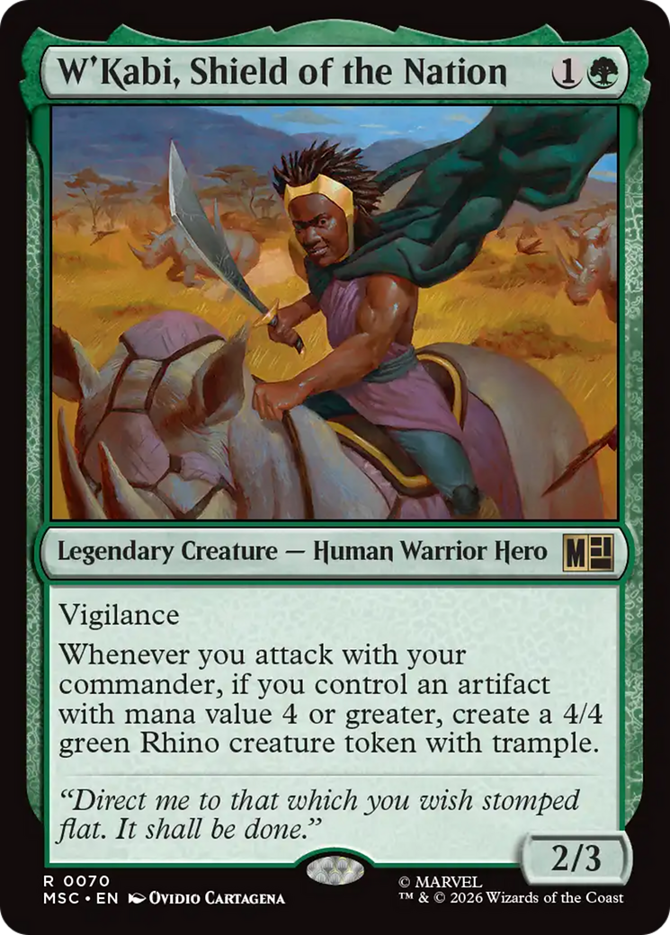 W'Kabi, Shield of the Nation [Marvel Super Heroes Commander] | Magic Magpie
