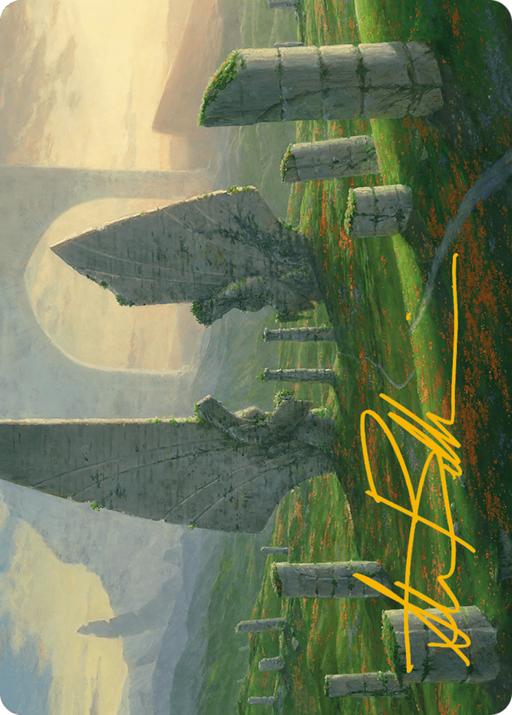 Monumental Henge Art Card (Gold-Stamped Signature) [Modern Horizons 3 Art Series] | Magic Magpie