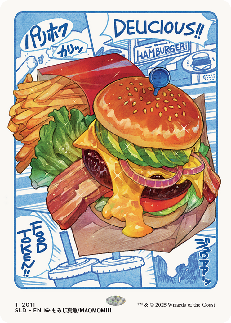 Food Token (2011) (Rainbow Foil) [Secret Lair Drop Series] | Magic Magpie