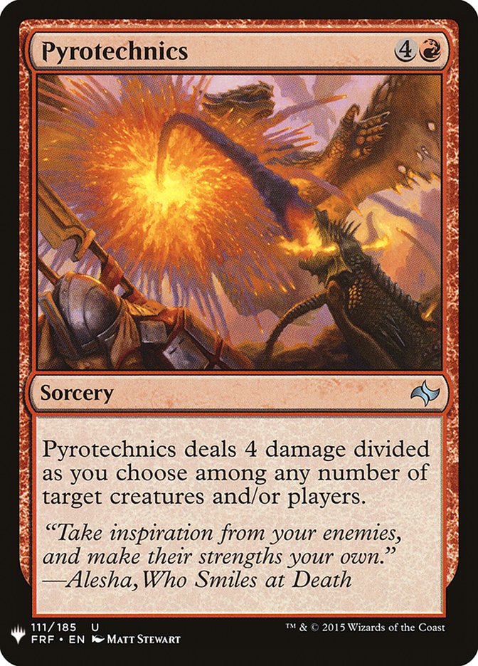 Pyrotechnics [Mystery Booster] | Magic Magpie