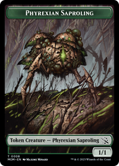 Elemental (9) // Phyrexian Saproling Double-Sided Token [March of the Machine Tokens] | Magic Magpie