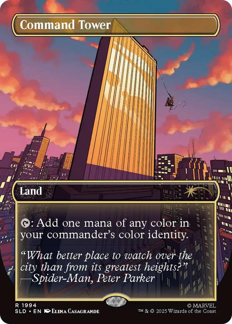 Command Tower (1994) (Rainbow Foil) [Secret Lair Drop Series] | Magic Magpie