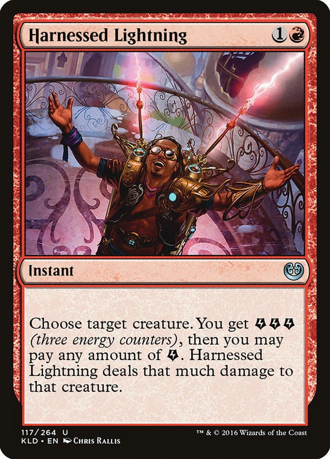 Harnessed Lightning [Kaladesh] | Magic Magpie