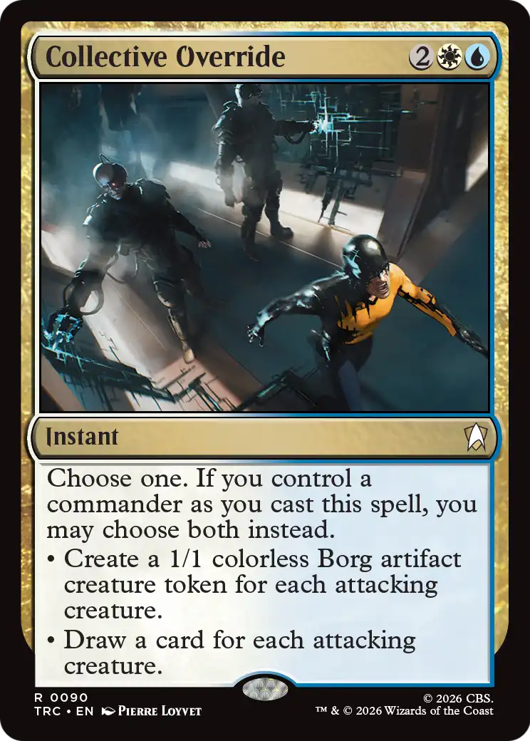 Collective Override (Surge Foil) [Star Trek Commander] | Magic Magpie