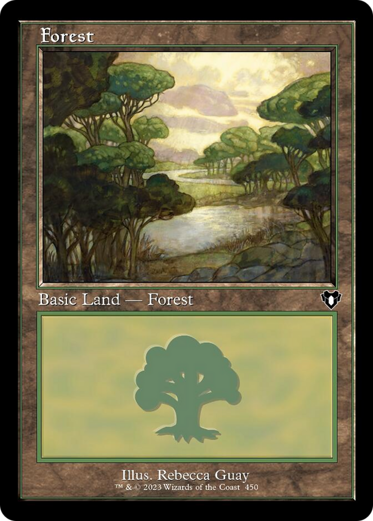 Forest (450) (Retro) [Commander Masters] | Magic Magpie