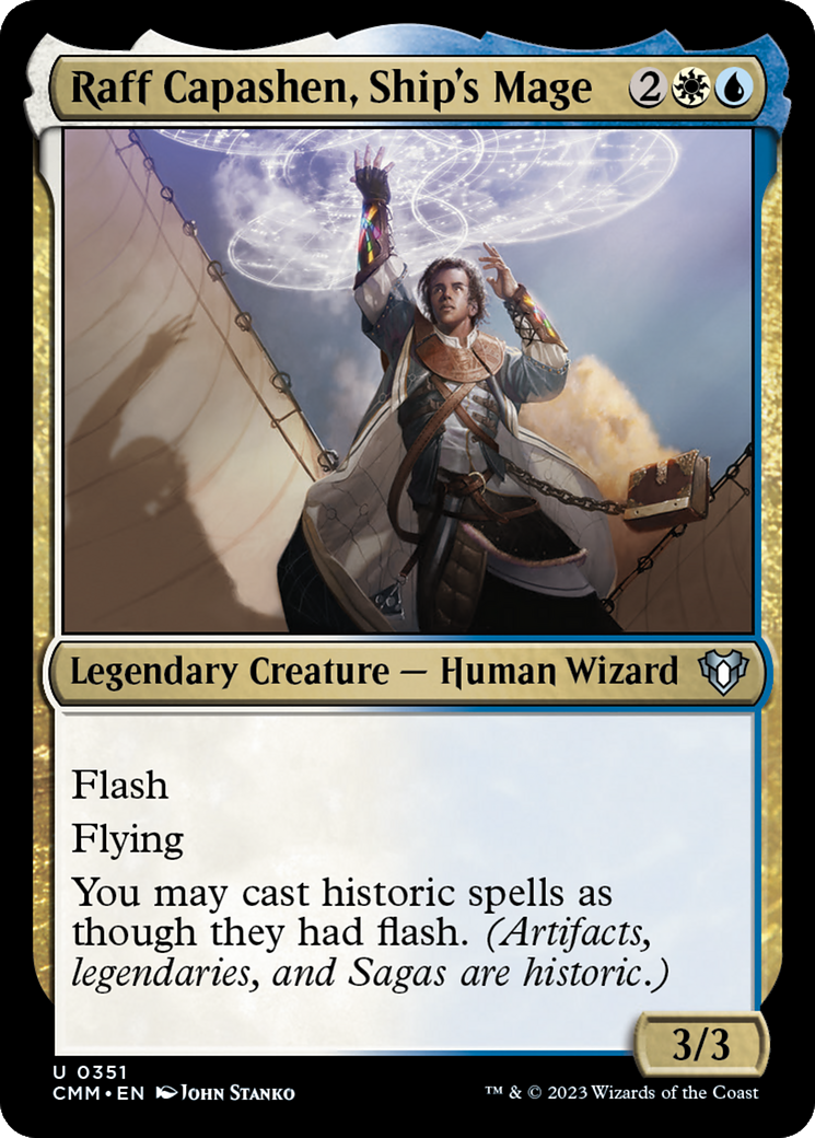 Raff Capashen, Ship's Mage [Commander Masters] | Magic Magpie