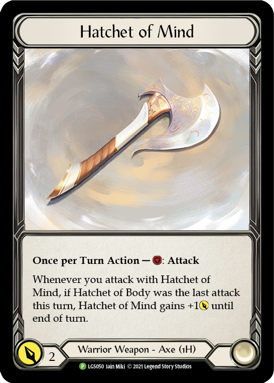 Hatchet of Mind [LGS050] (Promo)  Cold Foil | Magic Magpie