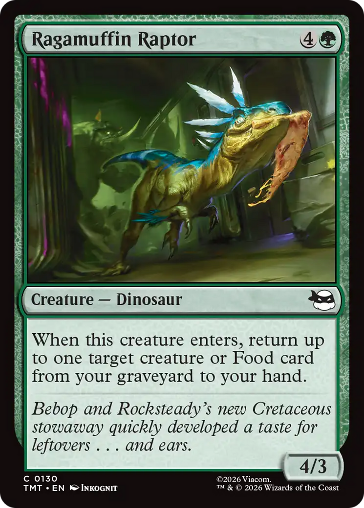 Ragamuffin Raptor [Teenage Mutant Ninja Turtles] | Magic Magpie